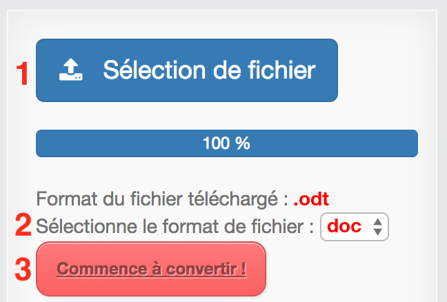 Comment convertir ODT en DOC en ligne